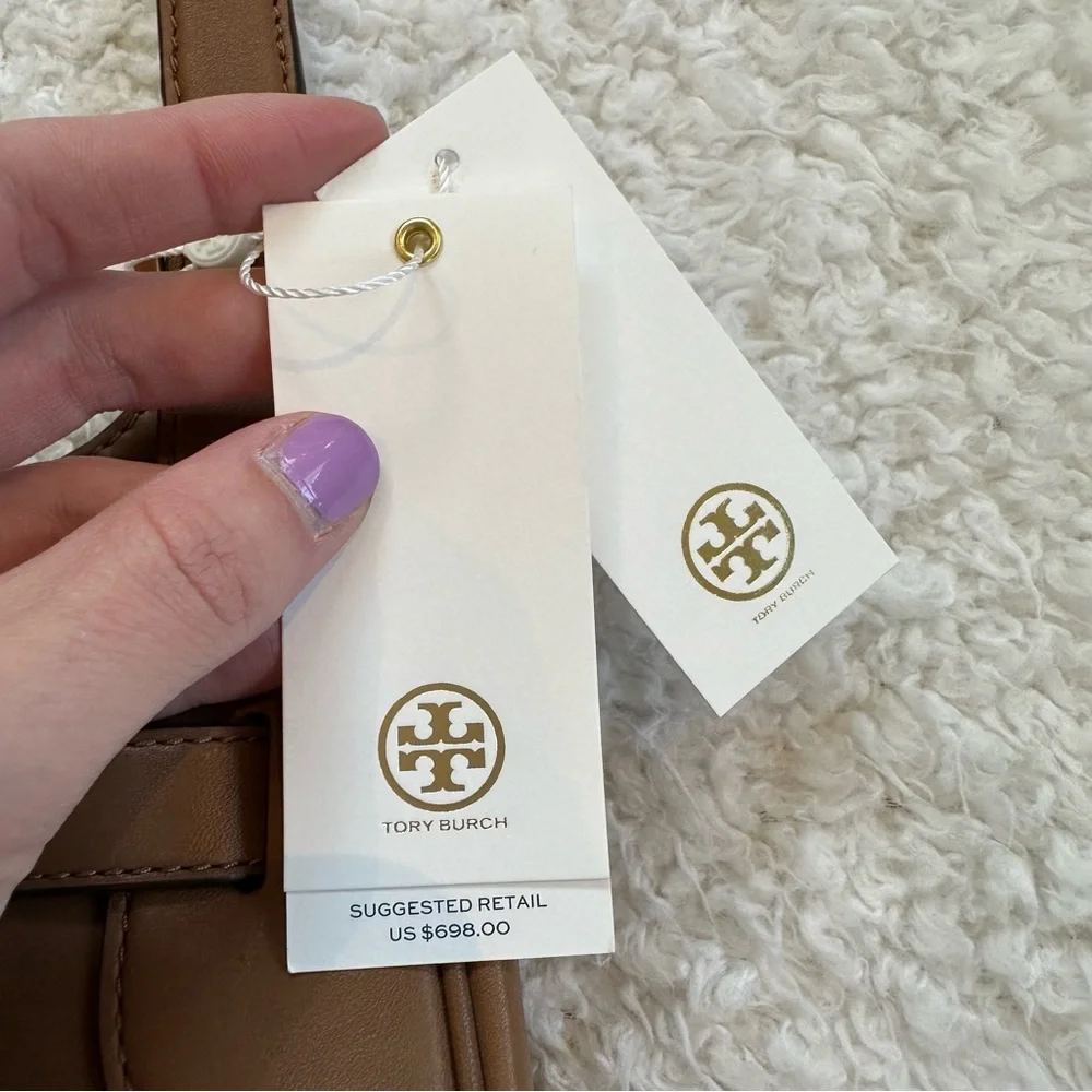 NWT | Tory Burch Lee Radziwill Saddlebag
